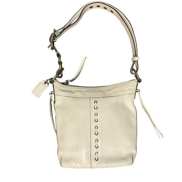 Coach Vintage Chelsea Abbey Leather Convertible Shoulder Crossbody Handbag - Picture 1 of 16